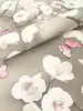 PVC Tischdecke KAYA grau rosa Blüten NEU Wachstuch Produktbild-Vorschau 2