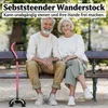 4-beiniger Gehstock für Senioren, stabiler Geh- und Produktbild-Vorschau 6