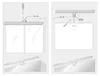 LED Spiegelschrank Leuchte MIRROR CAB 15W - Montage Produktbild-Vorschau