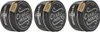Charlemagne Matte Pomade – Leder – starker Halt – 3er-Pack Produktbild-Vorschau 1