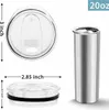 2 Stück 20 oz Skinny Tumbler Ersatzdeckel, durchsichtige, Produktbild-Vorschau 5
