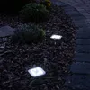4x LED Solarleuchte, Wegeleuchte, Edelstahl, LxB 10x10 cm Produktbild-Vorschau 10