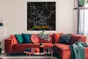 MuchoWow® Poster Sindelfingen - Gold - Stadtplan - Produktbild-Vorschau 2