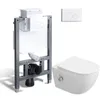 HOROW Set completo per wc con doccia 82 cm elemento da Anteprima dell’immagine prodotto 1