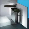 Hailo Vario 4 plus. Abfallsammler, Edelstahl.  - Mülleimer Produktbild-Vorschau 1