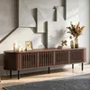 Merax TV Schrank mit 4 Türen aus MDF, TV Lowboard für bis Produktbild-Vorschau 5