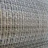 A close-up, rolled-up view of galvanized wire mesh. Produktbild-Vorschau
