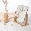 ECARLA - Miroir cosmétique rectangulaire en bois Voir les images du produit 3