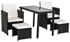 Outsunny Polyrattan zitgroep, tuinset, set van 11 delen, Productafbeelding-voorbeeld 1