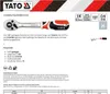 Yato Ratchet 1/4" Bent 72 - Dents 0730 Voir les images du produit 3
