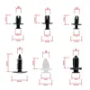 Kit de clips et de goupilles pour voiture 100 pièces avec Voir les images du produit 15