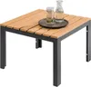Outdoor Garten Tisch ORLANDO LOUNGE 60cm schwarz wetterfest Produktbild-Vorschau 1