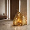 Laterne, Frans model, vierkant, in oosters design, Productafbeelding-voorbeeld 6