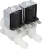 A close-up studio shot of a dual solenoid valve. Produktbild-Vorschau