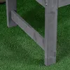 Gartenbank 2-Sitzer Tannenholz, 143x51x85 cm, Grau, Produktbild-Vorschau 11