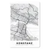 MuchoWow® Mauspad Mousepad Karte - Konstanz - Karte - Produktbild-Vorschau 1