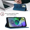Hülle für Motorola Moto G54 Prägung Flip Leder Brieftasche Produktbild-Vorschau 3