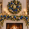 Weihnachtskugeln Blau Gold Grau 108er Set, Christbaumkugeln Produktbild-Vorschau 7