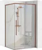 Cabina Doccia Rea Solar Brush Copper 90X90 Anteprima dell’immagine prodotto 1