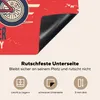 KitchenYeah© Herdabdeckplatte Fahrrad - Radfahrer - Retro , Produktbild-Vorschau 5