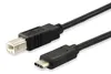 Equip USB 2.0 Typ C auf Typ B Kabel, 1.0m, 1 m, USB B, USB Produktbild-Vorschau 1