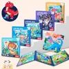 Magnetyczne Puzzle - Bajki - Książka 3 w 1 - Poziom 4 - Podgląd zdjęcia produktu 3