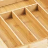 2x ausziehbarer Bambus-Besteckeinsatz Produktbild-Vorschau 4