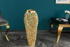 Filigrane Vase ABSTRACT LEAF gold 65cm Produktbild-Vorschau 3