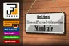 Blechschild Spruch 27x10cm Leben ist Ebbe und Flut und viel Produktbild-Vorschau 3
