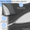 Poduszka pod plecy ELONEO z wyjmowanym wałkiem pod szyję i Podgląd zdjęcia produktu 7