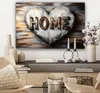 MuchoWow© Leinwandbilder 60x40 cm - Motiv: Home und Herz, Produktbild-Vorschau 7