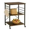 BEGRYF Półka kuchenna na kółkach - 60x40x90 cm, wózek do Podgląd zdjęcia produktu 1