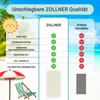 Strandtuch XXL aus Baumwolle, 100x200 cm, beige mit Produktbild-Vorschau 5