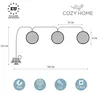 CozyHome LED-lantaarn, zonne-energie, lichtketting voor Productafbeelding-voorbeeld 1
