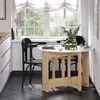 Stół do jadalni Vicco Rondo Gold power dąb/biały 100 x 100 Podgląd zdjęcia produktu 4