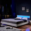 HOME DELUXE - Lit LED Asteroid - Blanc, 180 x 200 cm - Voir les images du produit 4