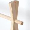 Appendiabiti da terra in legno 80,5x30x100 cm Anteprima dell’immagine prodotto 7