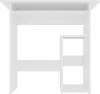 vidaXL Bureau blanc 80x45x74 cm bois composite Voir les images du produit 11