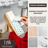 Porte-rouleau de cuisine eluno avec tablette en bambou pour Voir les images du produit 4