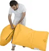 Hanah Home, Siesta Sofa Bed Pouf - Yellow, Outdoor Produktbild-Vorschau 3