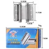 2XPendeltürscharnier Pendeltürband Edelstahl Schwingtüre Produktbild-Vorschau 4