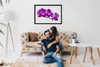 Bild 70x50 MDF-Rahmen Wandkunst Flowers On The Wall Produktbild-Vorschau 2
