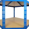 Scaffale angolare Blu 180 x 90 x 42 x 60 cm Anteprima dell’immagine prodotto 2