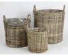 BURI 3er Set Weidenkörbe rund aus Holz Blumentopf Tragekorb Produktbild-Vorschau 2
