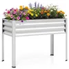 Jardinière surélevée en métal COSTWAY, jusqu'à 80 kg, bac Voir les images du produit 1