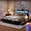 ProximaX Letto industriale 180x200 cm con illuminazione a Anteprima dell’immagine prodotto 5