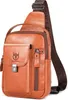 Umhängetasche aus echtem Leder, Schulter-Brusttasche, Produktbild-Vorschau 1