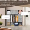 Aopunly DIY Armoire à vêtements Système d'étagères à Voir les images du produit 4
