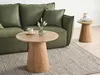 BELIANI Beistelltisch Braun Eschenholz MDF 41 x 41 cm Rund Produktbild-Vorschau 4
