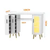 TWSOUL Arbeitstisch Nageltisch mit LED-Beleuchtung – Produktbild-Vorschau 3